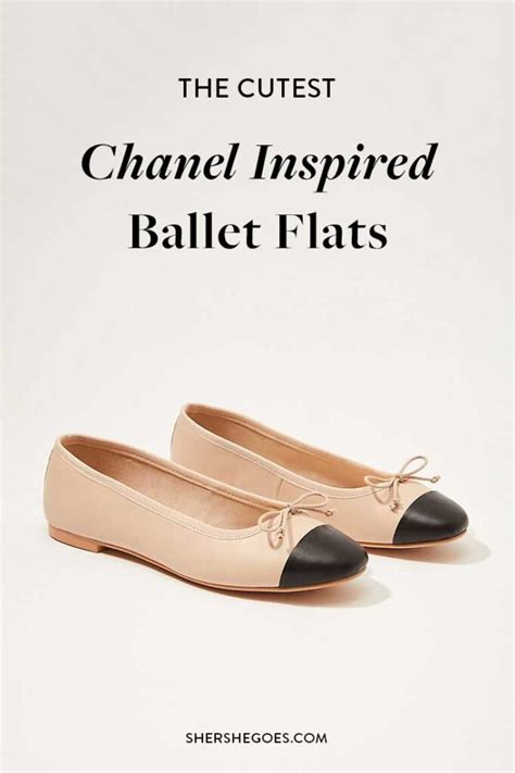 chanel inspired flats|chanel look alike flats.